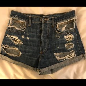 Carmar LF Ripped Jean Shorts